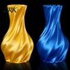 PLA-филамент 1,75 мм Silk, 1 кг на катушке, для 3D-принтеров FDM, блестящий металлик, материал для печати DIY-украшений и моделей