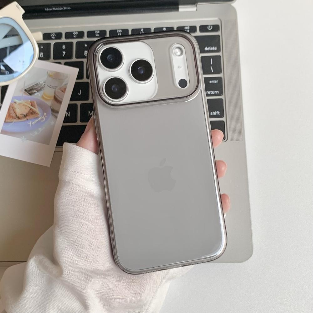 Ультратонкий прозрачный кристальный чехол для iPhone 17 Air 16 15 14 13 12 Pro Max Plus 17Pro, простой однотонный жесткий ПК-чехол-броня