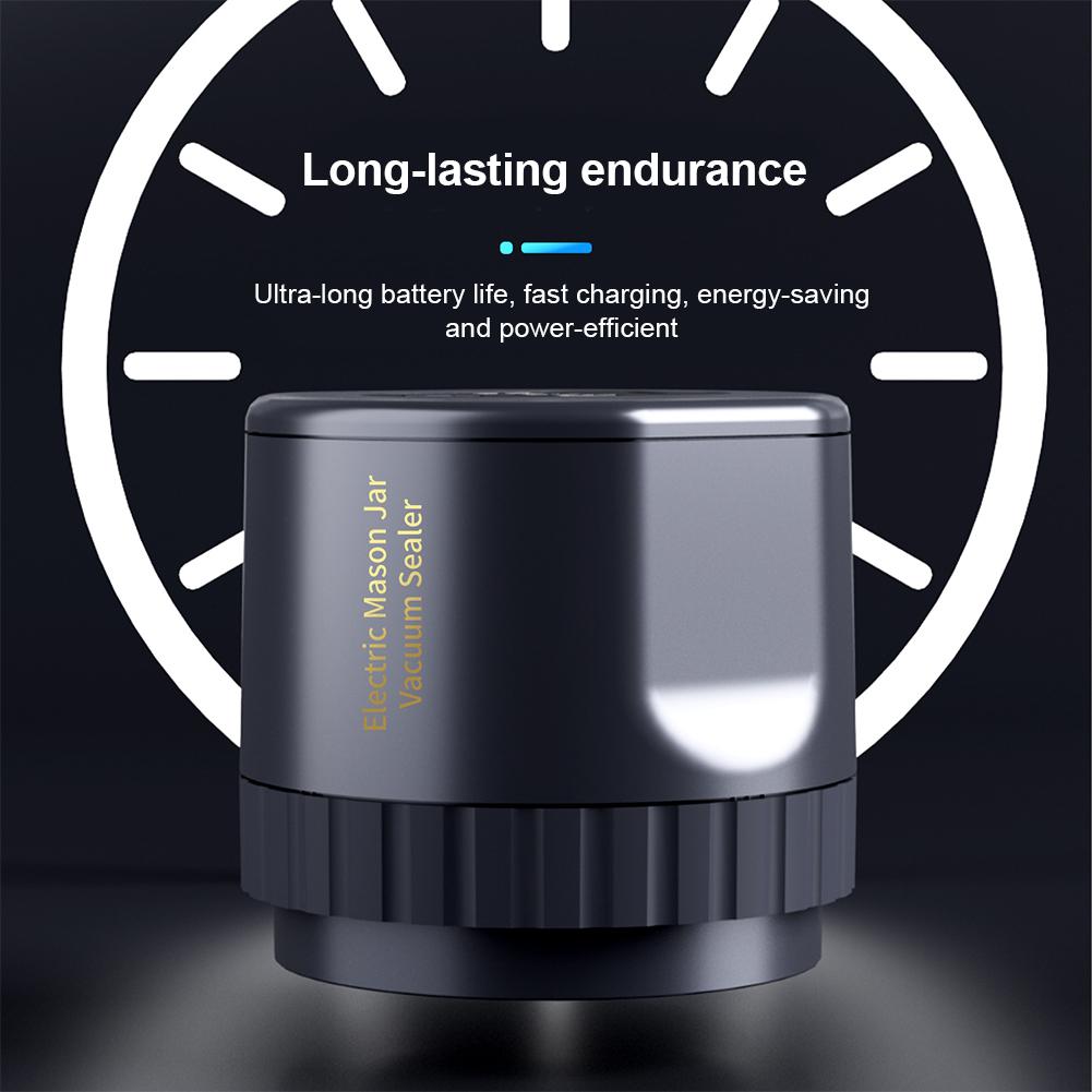 Машина для запечатывания банок Mason, полностью автоматическая, небольшая бытовая машина для сохранения свежести, вакуумная машина, электрическая машина для запечатывания