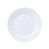 Zhi Nian Hua White Ceramic 14-inch Flat Dinner Plate