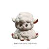 Purple Clay Tea Pet Small Sheep Statue Decoration Gift Miniature Figurine for