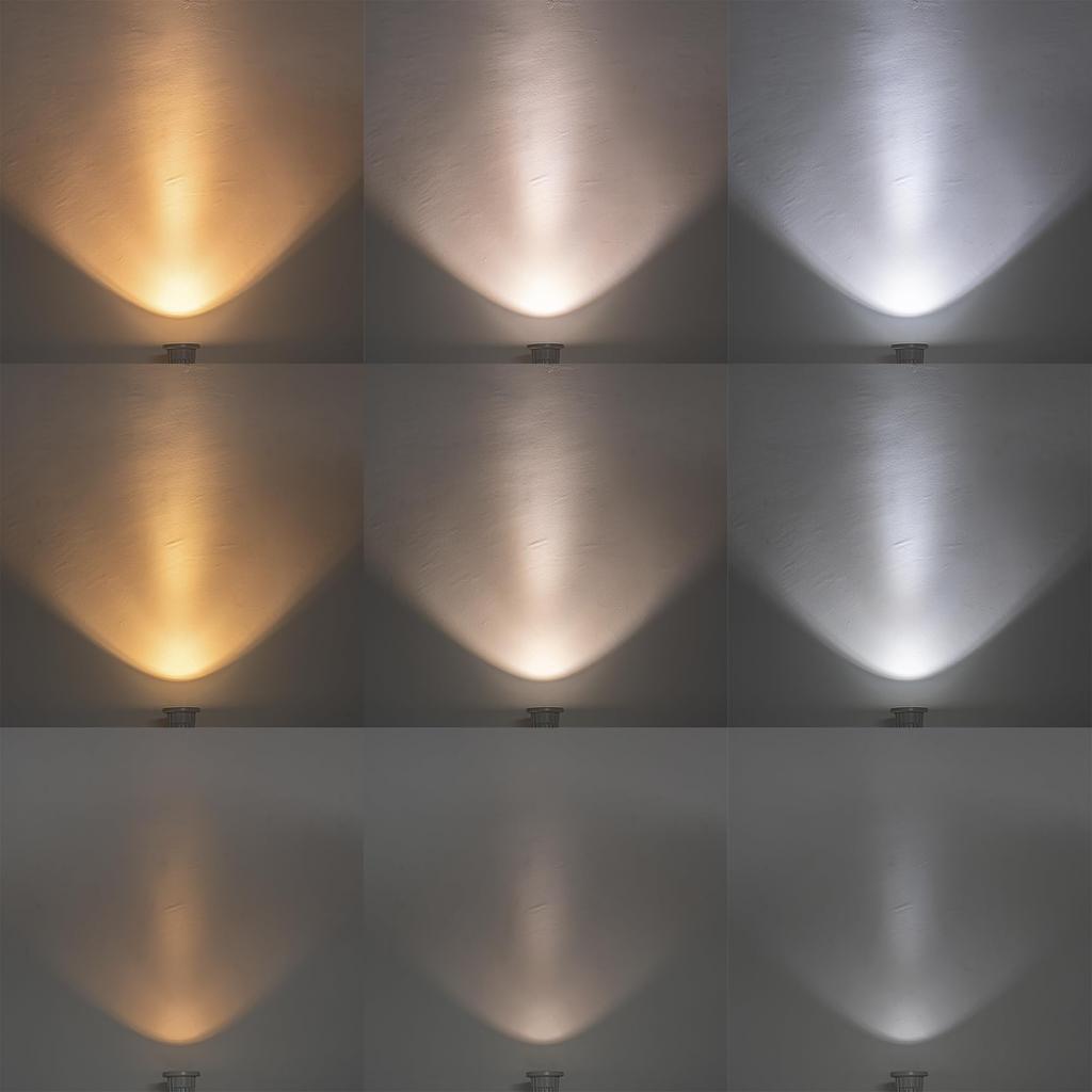 FSLiving 7W with remote light emitting color can be light bulb for blackboard LED clip piccolo cord length LED clip rainproof clip desk white body