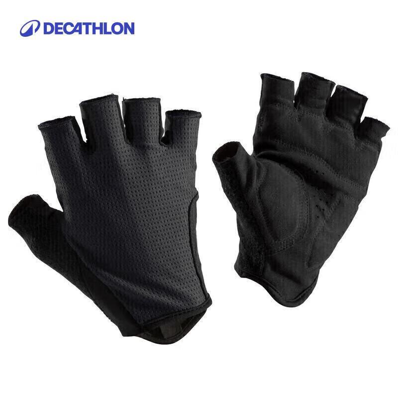 Велоперчатки Decathlon RC Mid-Range с полупальцами для шоссейного велоспорта