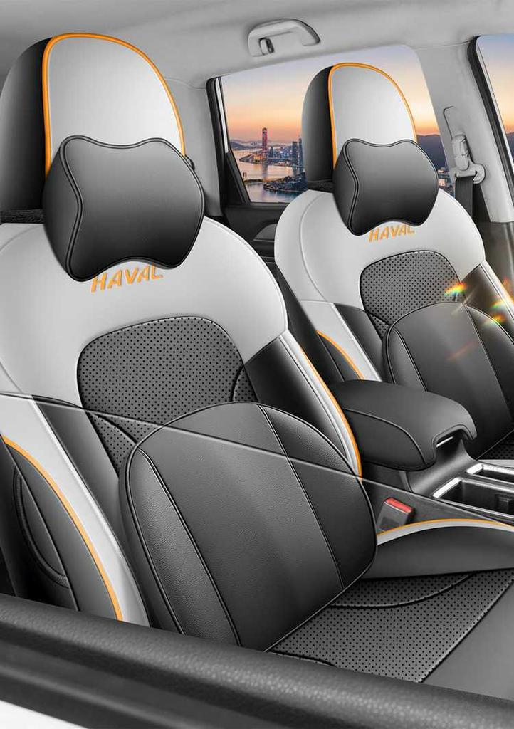 Haval M6 Plus Elite Luxury Smart Connect Полное покрытие Чехлы на сиденья автомобиля (2019-2024 гг.)
