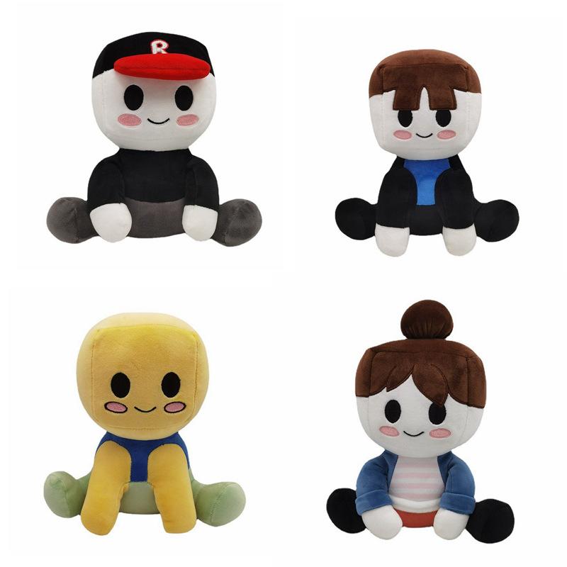 20cm Anime blox buddies Plush Toys Cartoon Robot Dress Up Cosplay Stuffed Doll Pillow Decoration Plushie Figure Christmas Gifts