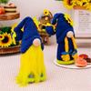 Sunflowers Gnomes Kitchen Tiered Tray Decros Spring Sunflowers Faceles Doll