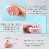 CARAMEL MILK Silicone Shampoo Brush, Scalp Brush with Head, Hair Washing Brush, Scalp Massager, Pore Cleaner, Scalp Care (Pink)