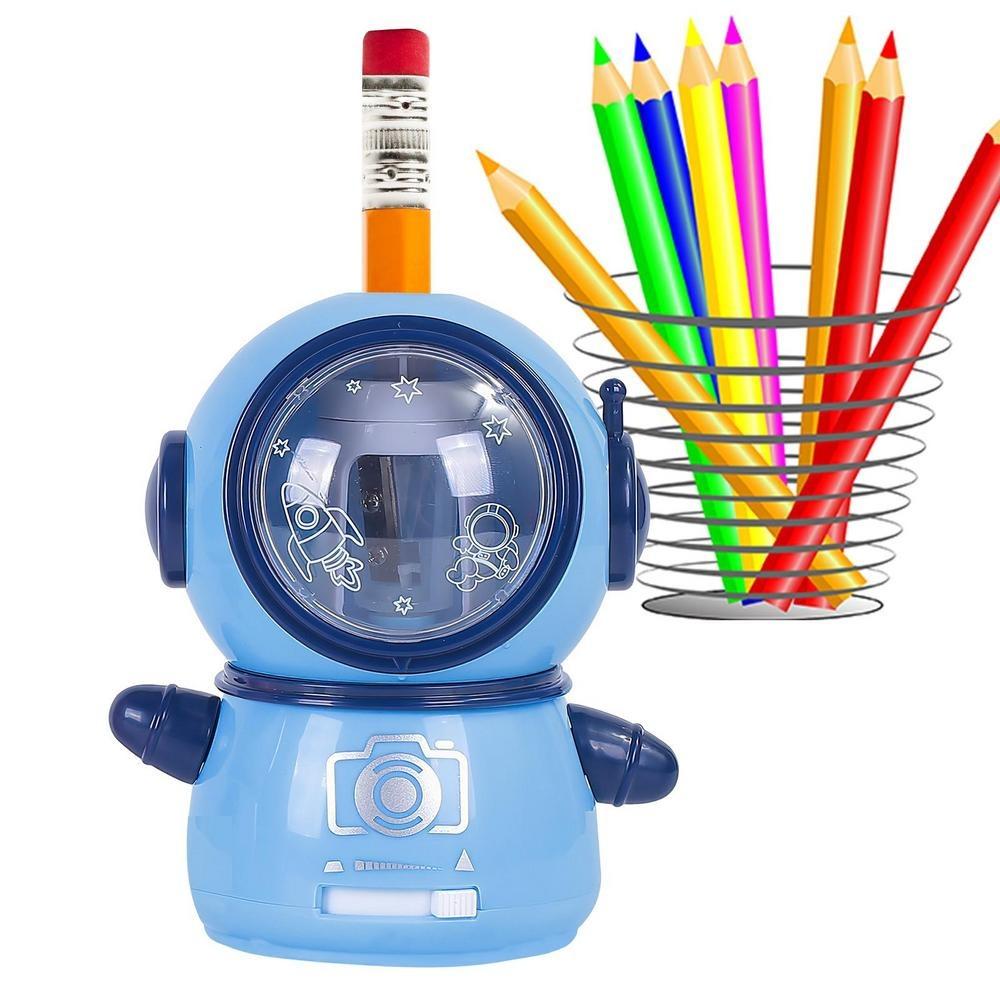 Astronaut Astronaut Automatic Pencil Sharpener Auto Stop Pencil Sharpener Students Stationery
