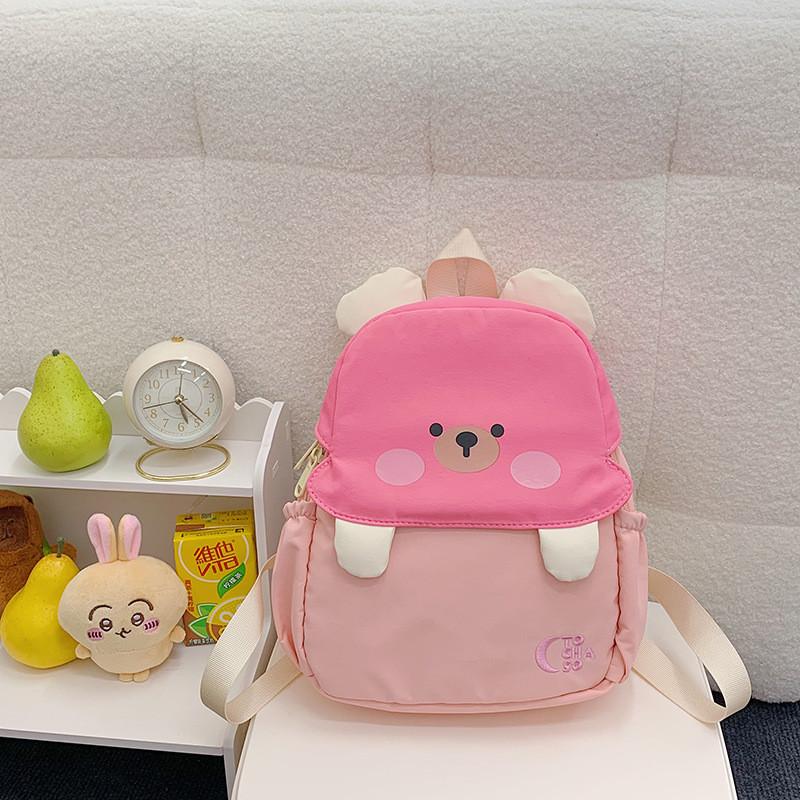 Рюкзак с принтом медведя с милым мультяшным узором, школьная сумка для студентов, подарок, прочный