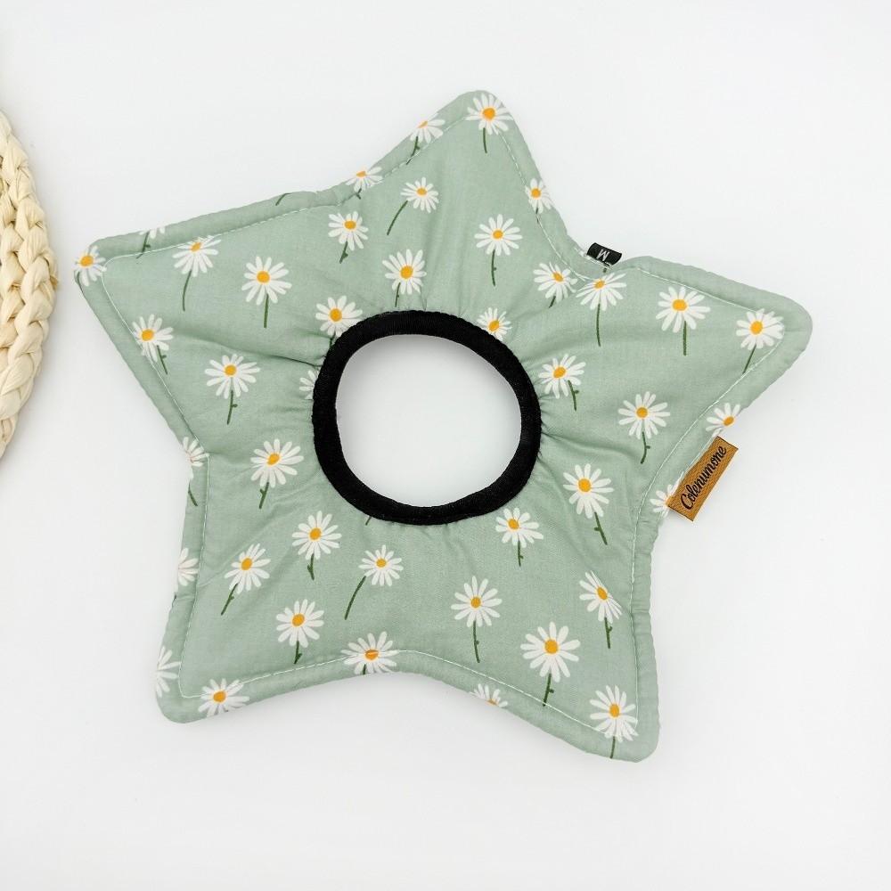 Star Shape Recovery Collar Floral Dog Muzzle Collar Pet Protection Collar For Small Medium Pet