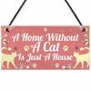 Kitchen Farm Wood Shed Accessories Home Decoration Funny Toys Plaque Cat Coop Cat Sign