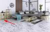 Regał Skręcany 3 Poziomy Industrial Salon 40X40X80 Złoty+Czarny Minipearl
