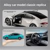 Xiaomi SUI7 Модель автомобиля 1:24 Сплав Автомобиль Четыре двери Две крышки Открывание и закрывание Ручная работа Модель Украшения Коллекция Детские игрушки Подарок для мальчиков