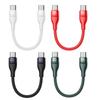 Короткий кабель для зарядки USB C - USB C, кабель для зарядки Type C, быстрая зарядка 66 Вт для PadPro 2020, переключателей PadAir4 и многого другого