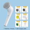 5 In 1 Electric Cleaning Brush Scrubber 360 Rotary Dishwashing Brush For Bathroom Kitchen Home Cleaning Tool Wash Shoe Usb Charging