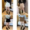 Elegant Knit Pleated Skirt For Women With Elastic Waist For Office Wear