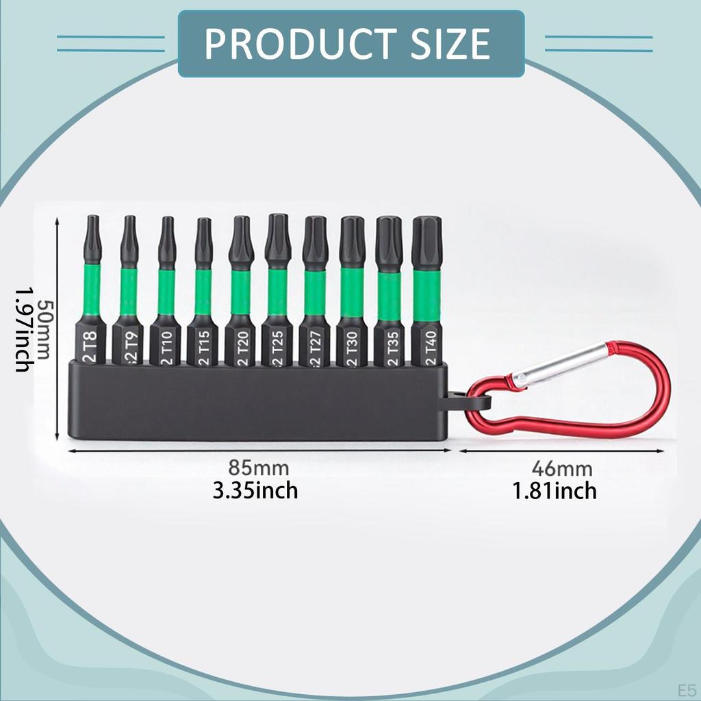Набор бит для отвертки Сверла Ручные Инструменты Многофункциональный Компактный Профессиональный Легированная Сталь Ударные Биты