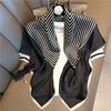 90cm *90cm Design Scarf Lady Shawl Printed Silk Felt Headscarf Scarf Lady Headscarf Square Scarf Lady Wrap Scarf 2021