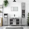 VidaXL Bathroom Cabinet Concrete Grey 80x33x60cm Engineered Wood 831632