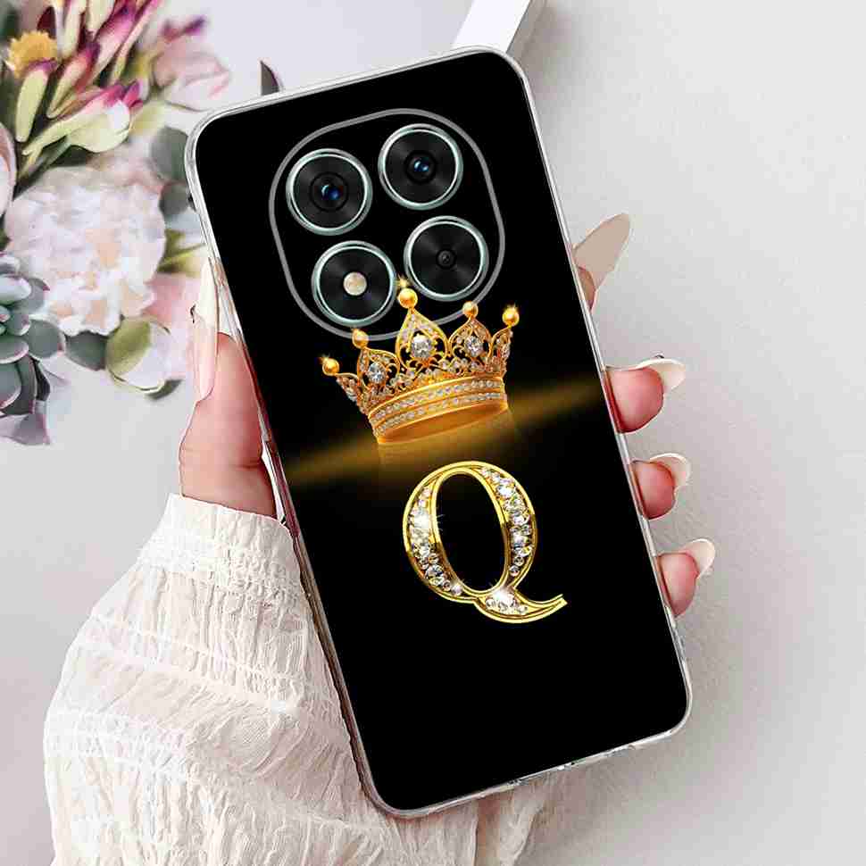 Для Redmi Note14 Pro 5G Чехол 6.67" Алмазная Буква Задняя Крышка Мягкие Силиконовые Чехлы Для Xiaomi Redmi Note 14 Pro 5G Coque Fundas