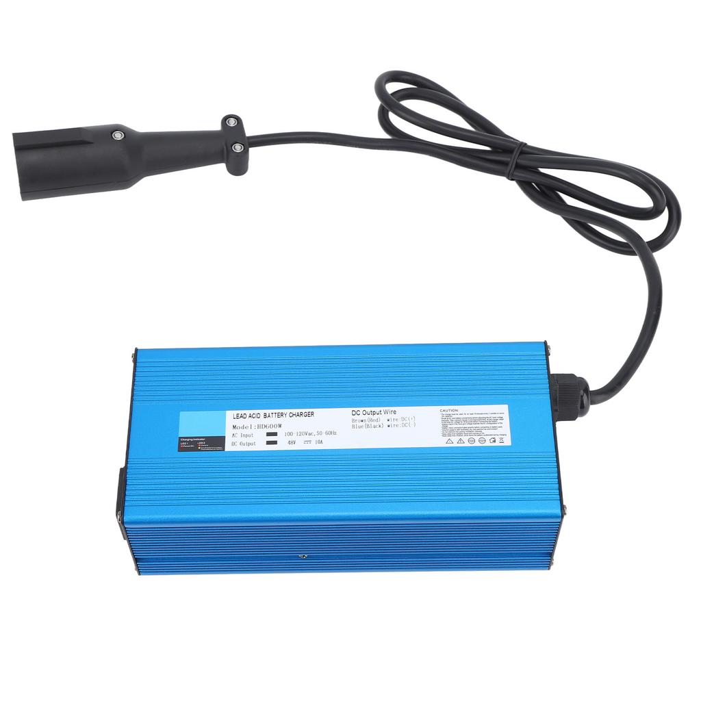 600 Вт 48 В 10 А зарядное устройство для аккумулятора гольф-кара 48 В зарядное устройство для аккумулятора клюшки с синим корпусом OBC