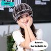 Hot Sale Women Real Rex Rabbit Fur Hat Winter Warm Genuine Rex Rabbit Fur Beanies Caps Knitted Natural Rex Rabbit Fur Cap
