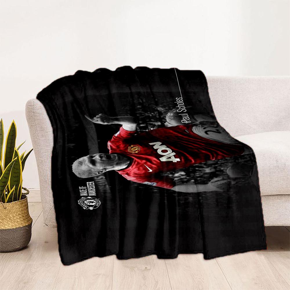 Football Player Jersey Blanket Ultra-Soft Suitable for Seaside Livingroom Picnics Four Seasons Universal Modern Gift for Travel Home Birthdays