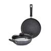 Aluminium 3 Piece Non-Stick Cookware Set|Granite Finish|Induction Base|Pfoa Free|High Temperature Resistant Exterior Coating|