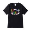 Мужская футболка большого размера AstroWorld Tour, хлопковые футболки с буквенным принтом в стиле хип-хоп, уличная футболка Канье Уэст, футболка ASTROWORLD