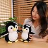 20-25 см милый пингвин в шарфе с бантом плюшевые игрушки кукла мультяшная мягкая подушка для дивана детская подушка для сна