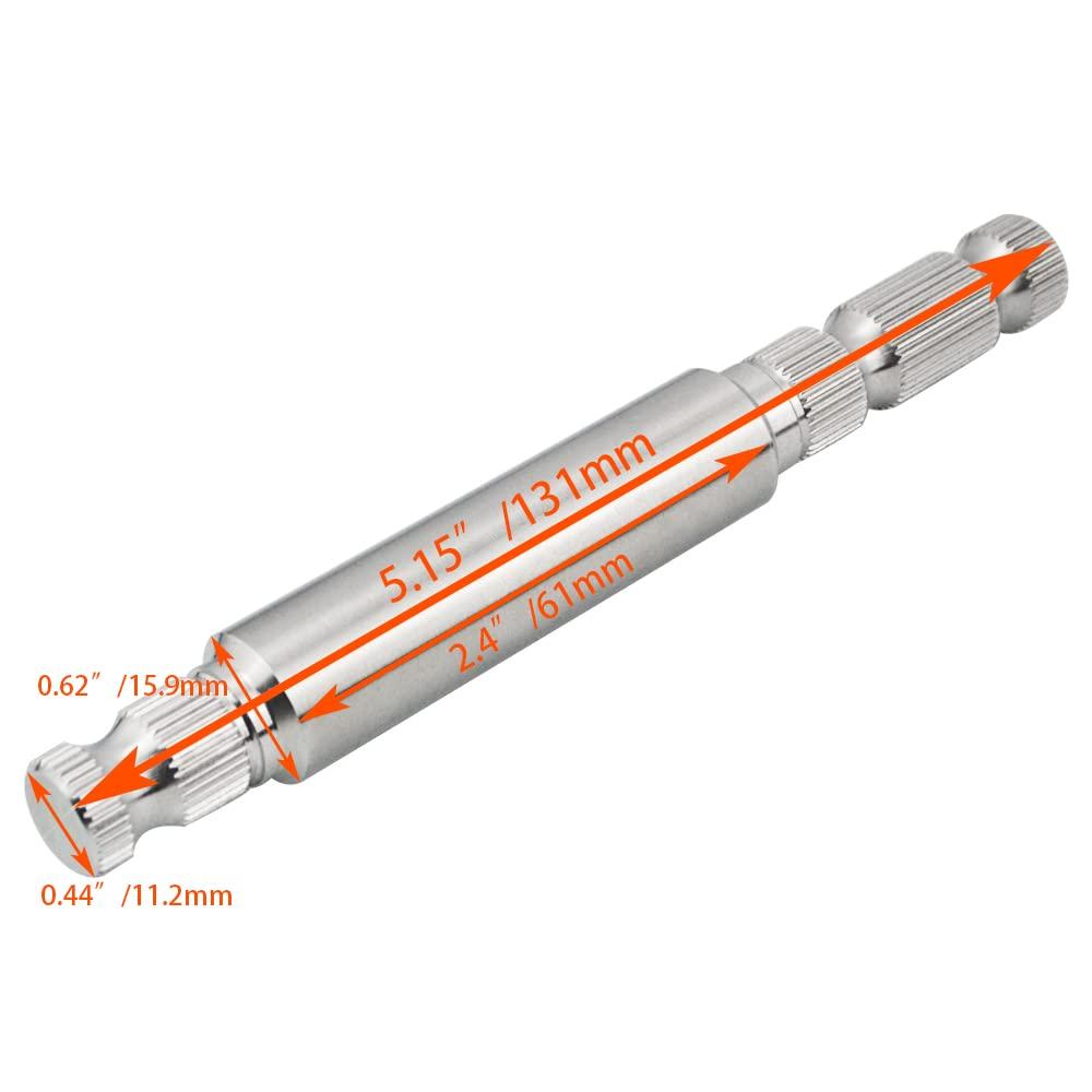 WOWTK Inner Steel Shifter Lever Shaft Replaces Harley Touring Road King Electra Glide Street Glide 1984-2016 33709-82A