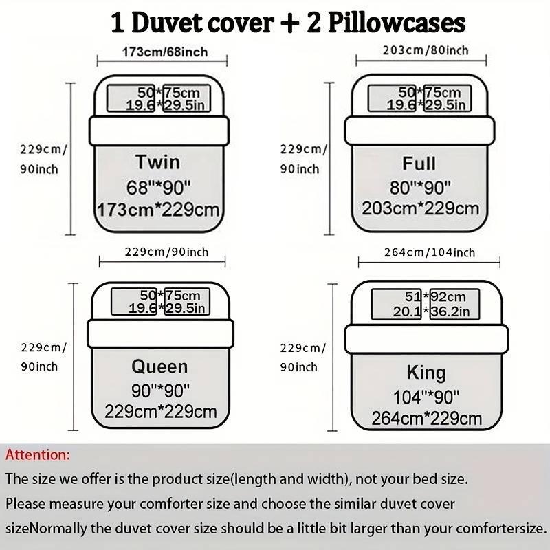 3-предметный яркий радужный комплект с пододеяльником и наволочками - Мягкое, уютное постельное белье для девочек с 1 пододеяльником и 2 наволочками - Идеальная комната
