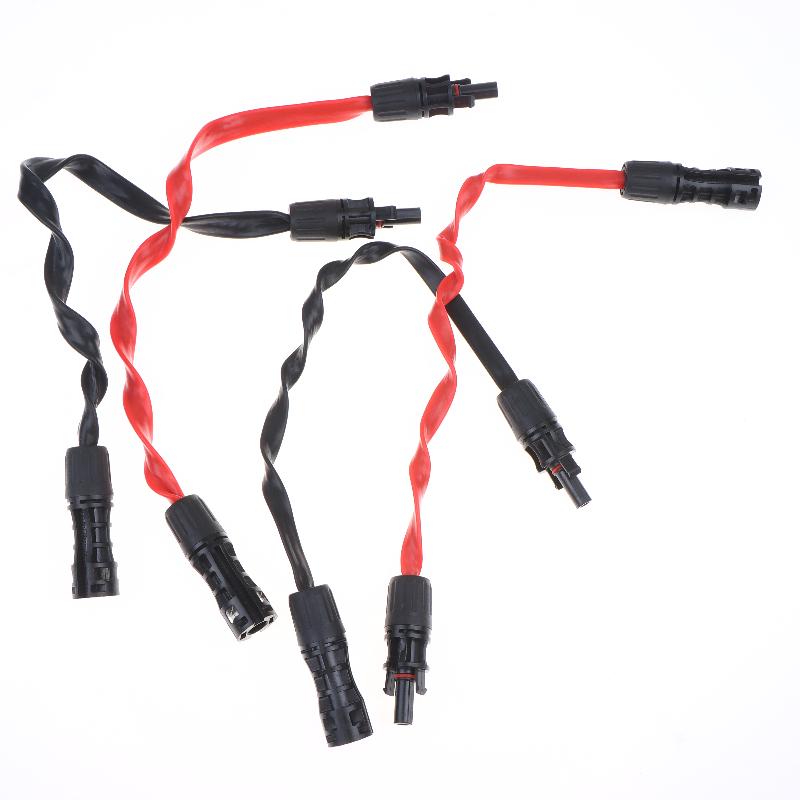 Гибкий Плоский Солнечный Кабель-удлинитель 12AWG 10AWG Безопасный Коннектор для Уличной Садовой Электростанции