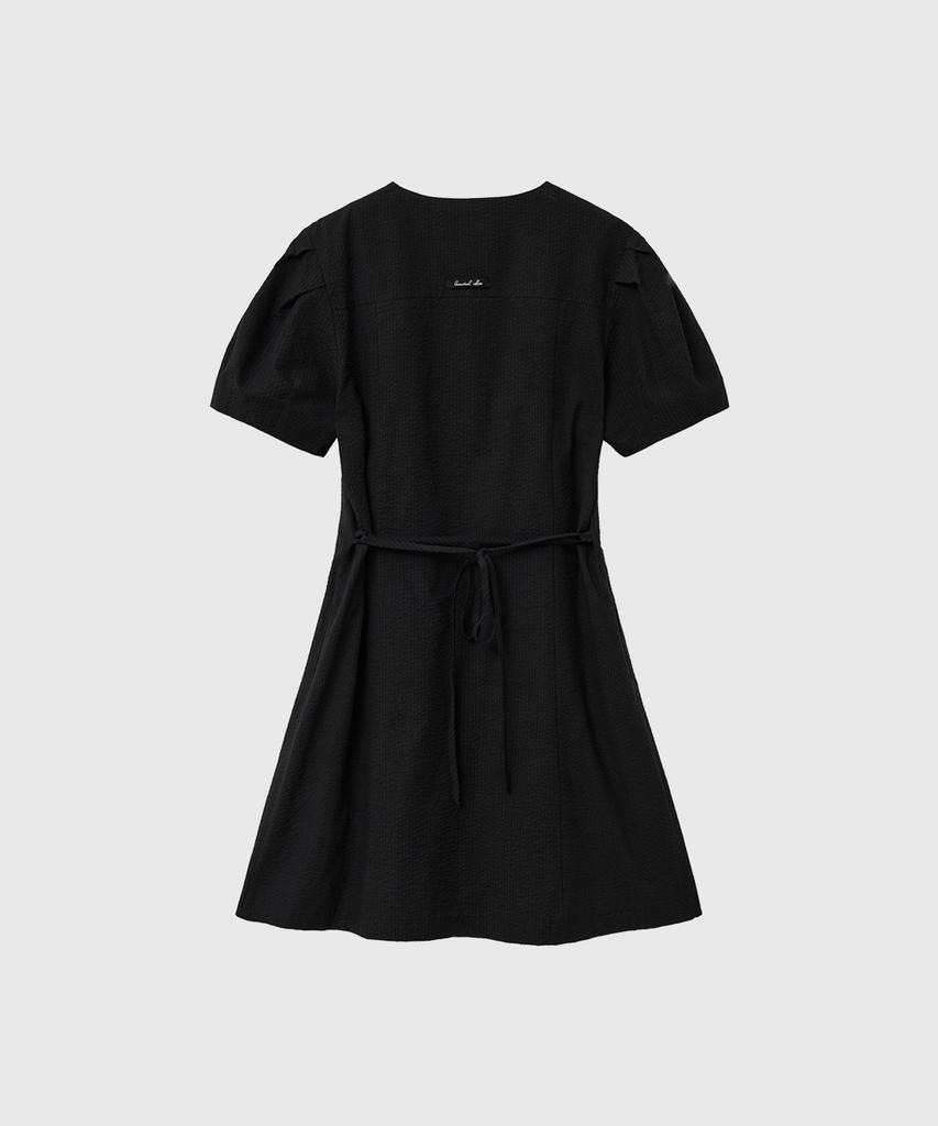 General Idea Voluminous Mini Dress [Black] / Gf2Lop511