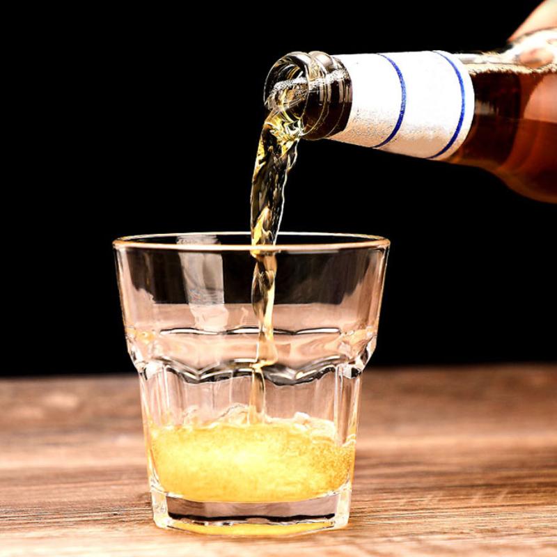 Стакан для виски с толстым дном 145 мл/240 мл, прозрачная чашка для эспрессо, классический бокал для бренди, изысканный бокал для вина, стеклянная посуда для вечеринок и баров