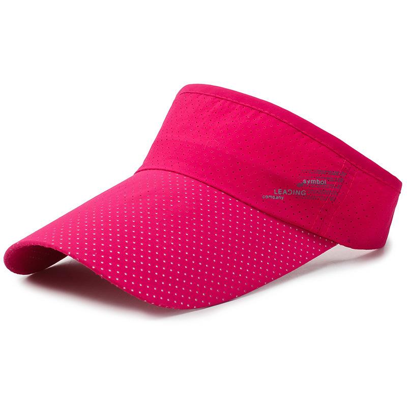 Summer empty top sun hat quick drying hat men's and women's fashion sports running breathable mesh hat no top sun hat
