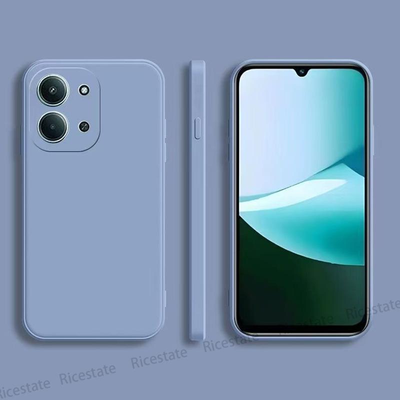 Для Xiaomi Redmi 15C 4G 5G Чехол Квадратный Жидкий Силикон Защитный Задняя Крышка Телефона Чехлы Для Redmi15c