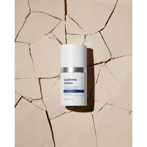Крем для ног LeSaderm, отшелушивание проблемных пальцев и подошв, противогрибковое средство для ног спортсменов ороговевающего типа, 30г, 1 шт., 1 шт.