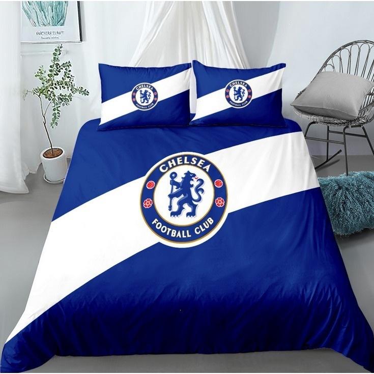 Galaxy Sport Team Bedding Set 3pcs Twin Size Comforter Cover Sheet Pillowcase Digital Printed Fan Bed Set