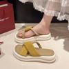 Flip-flops Women's Summer Thick-soled Shoes Roman Women's Semi-slippers
