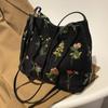 Luxury Brand Large Flowers Tote Bag 2024 New High-quality Fabric Women's Designer Handbag High Capacity Shoulder Bags