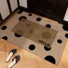 Non Slip PVC Entrance Mat Durable Household Door Mat Washable Carpet Cuttable Foyer Rug Heavy Duty Dirt Resistant Welcome Mat For Home Use