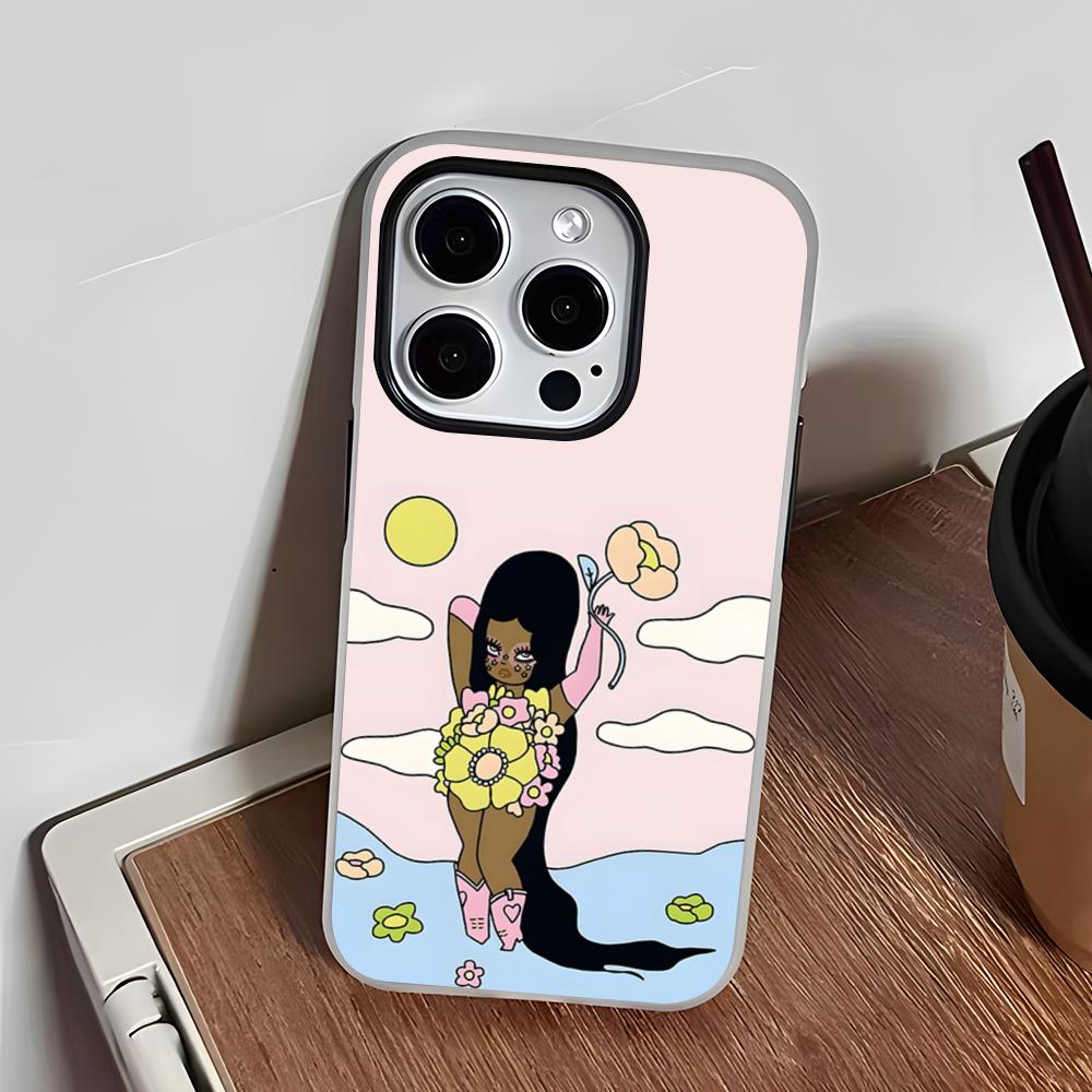 Чехол для телефона с принтами Valfre Art для iPhone 17 Air 16 E 15 14 Plus 13 12 11 Pro Max Желейный 2 в 1 Защитный чехол