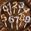 1 шт. для украшения дня рождения на годовщину 0-9 цифровые украшения для торта свечи для торта праздничные принадлежности ARI