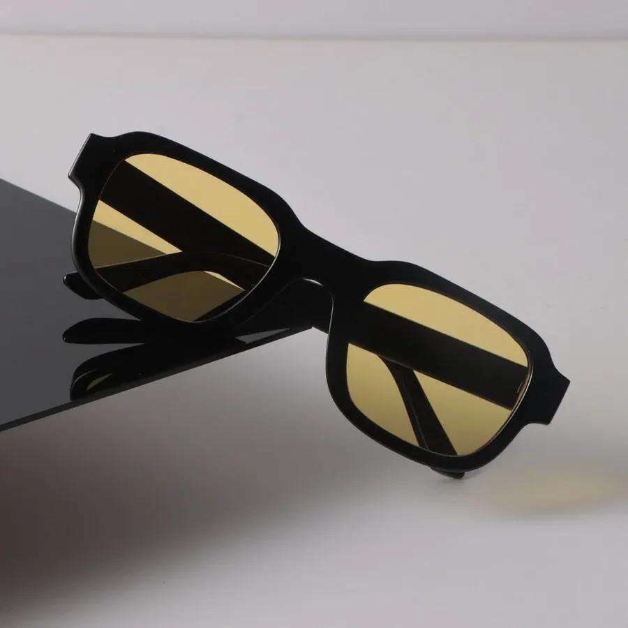 New Square Sunglasses Women Men Retro Luxury Female Male Mirror Clear Designer Eyewear Sexy Brand Black Sun Glasses