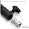 Lamp Mount Universal Flash Lamp Mount Easy To Install Stand Holder With 1/4” 3/8” Screws Compatible?for Studio Light E Holder