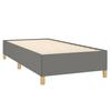 Box Spring Bed with Mattress Dark Gray 90x190 cm Fabric