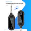 Беспроводная гитарная система, перезаряжаемый гитарный передатчик, приемник, УВЧ, регулируемая громкость для