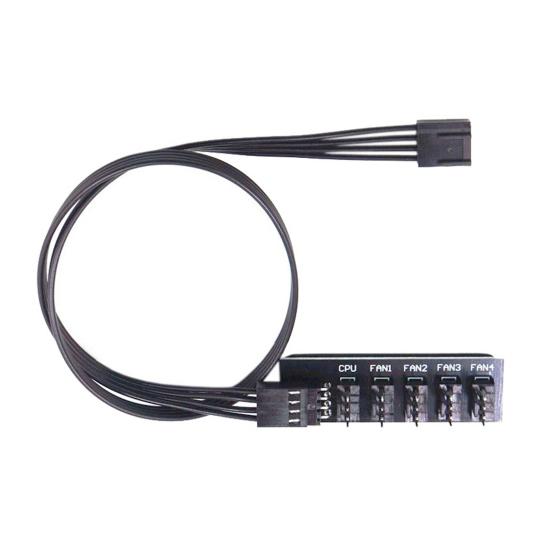 PWM Temperature Control Fan Hub Extension Cable Mainboard CPU 4 Pin Adapter Cable Computer Case 4 Pin Power Cable Connector