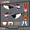 SPACE Custom Motorcycle Graphics Background Decal for KTM 125 250 300 350 450 2023-2025 SXF 2024-2026EXC Decals Stickers Kits 09